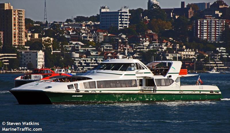 louise sauvage (Passenger ship) - IMO , MMSI 503374300, Call Sign 21906 under the flag of Australia