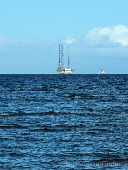 valaris 107 (Platform) - IMO 8768672, MMSI 636012638, Call Sign A8GS5 under the flag of Liberia