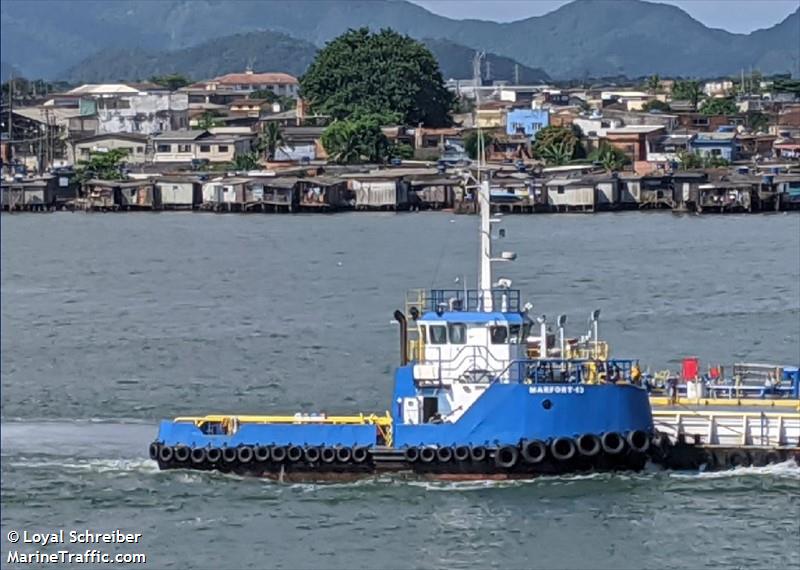 marfort 13 (Towing vessel) - IMO , MMSI 710001258, Call Sign PR3941 under the flag of Brazil
