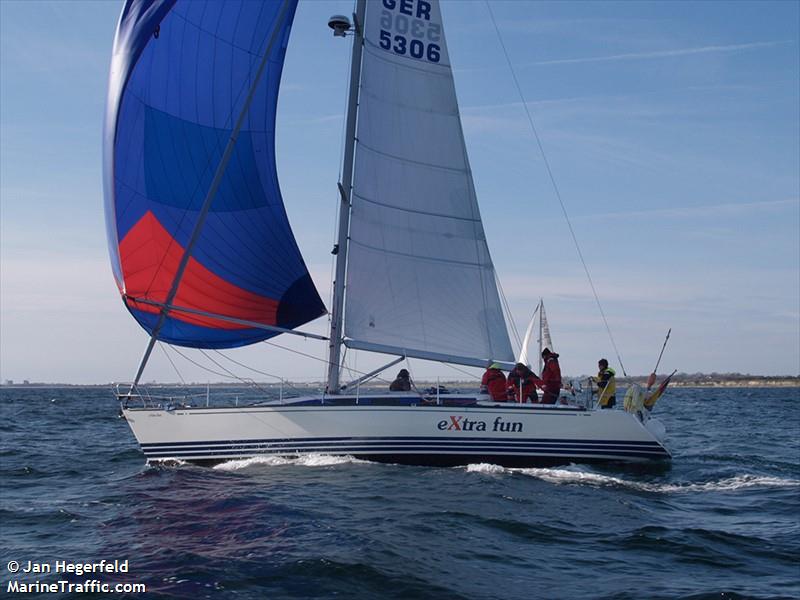 sy extra fun (Sailing vessel) - IMO , MMSI 211388940, Call Sign DB 6021 under the flag of Germany