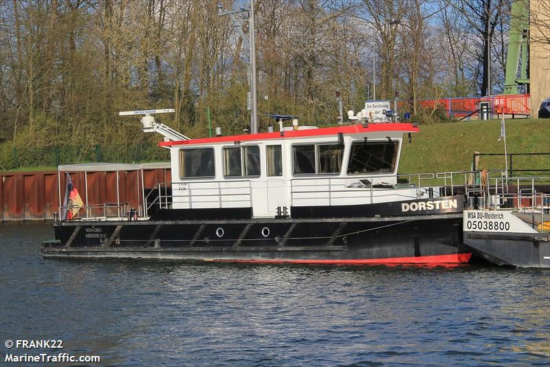dorsten (Dredging or UW ops) - IMO , MMSI 211660680, Call Sign DA5134 under the flag of Germany