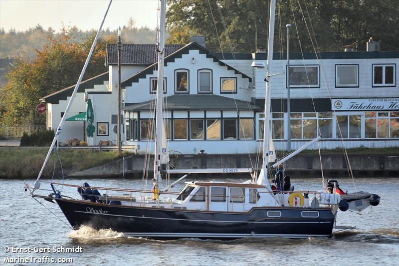 sy stuthor (Pleasure craft) - IMO , MMSI 211722530, Call Sign DD9039 under the flag of Germany