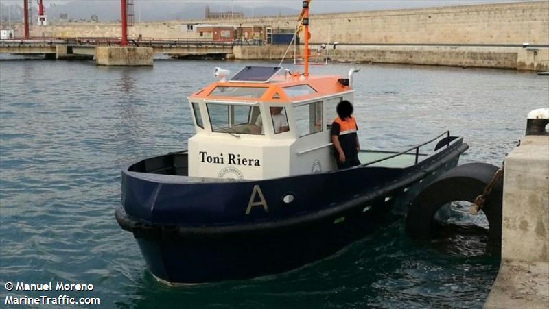 toni riera (Port tender) - IMO , MMSI 225986873 under the flag of Spain