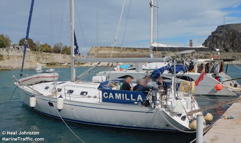 camilla (Sailing vessel) - IMO , MMSI 235006292, Call Sign ZITJ8 under the flag of United Kingdom (UK)