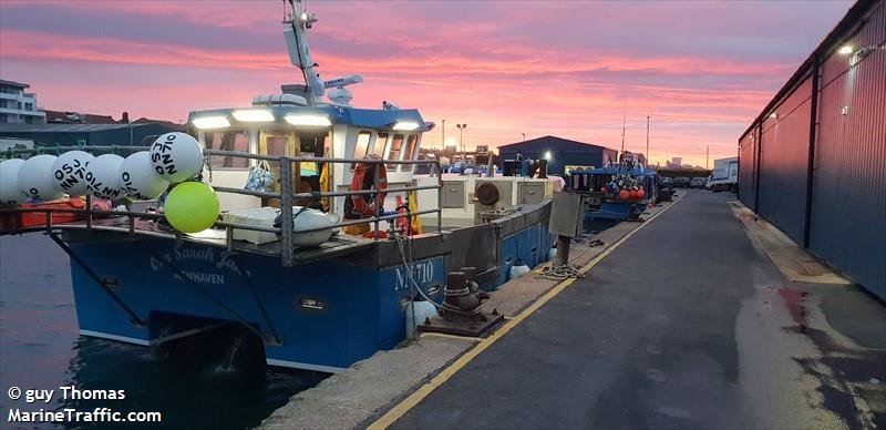 our sarah jane nn710 (Fishing vessel) - IMO , MMSI 235080549, Call Sign 2DNP4 under the flag of United Kingdom (UK)