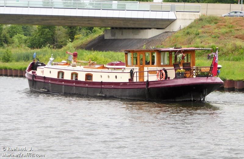 soraya (Pleasure craft) - IMO , MMSI 235098067, Call Sign 2GKA3 under the flag of United Kingdom (UK)