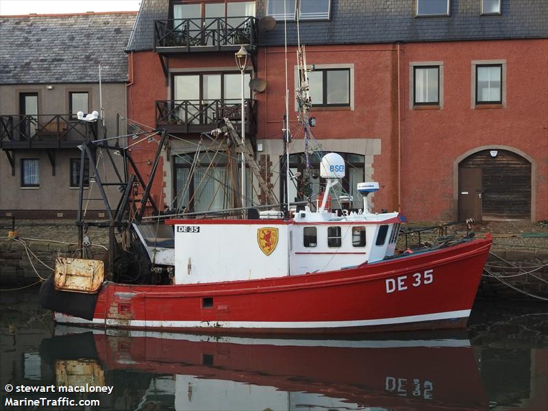 may queen (Fishing vessel) - IMO , MMSI 235107349 under the flag of United Kingdom (UK)