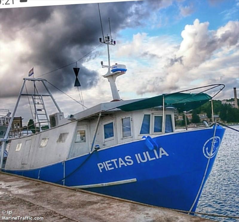 pietas iulia () - IMO , MMSI 238536710, Call Sign 9A3718 under the flag of Croatia