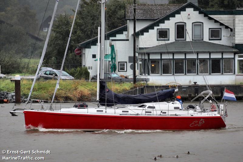 eva (Sailing vessel) - IMO , MMSI 244153633, Call Sign PG9592 under the flag of Netherlands
