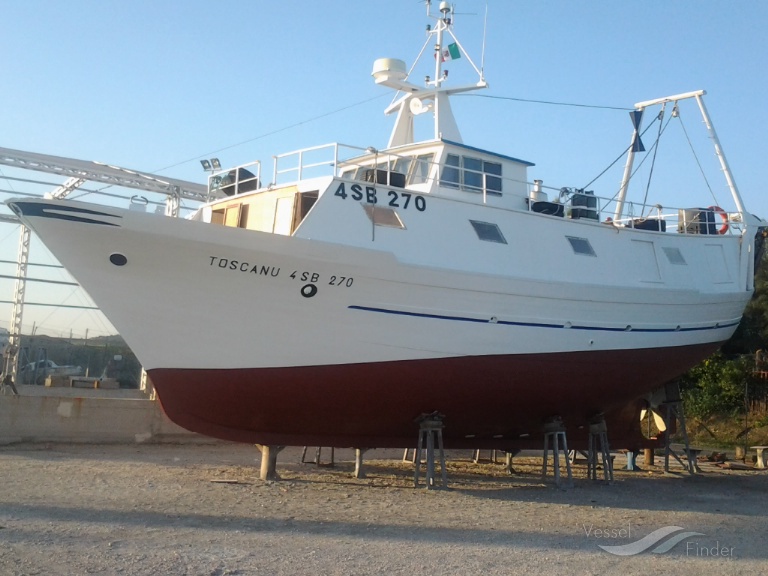 toscanu (Fishing vessel) - IMO , MMSI 247084040, Call Sign IUGR under the flag of Italy