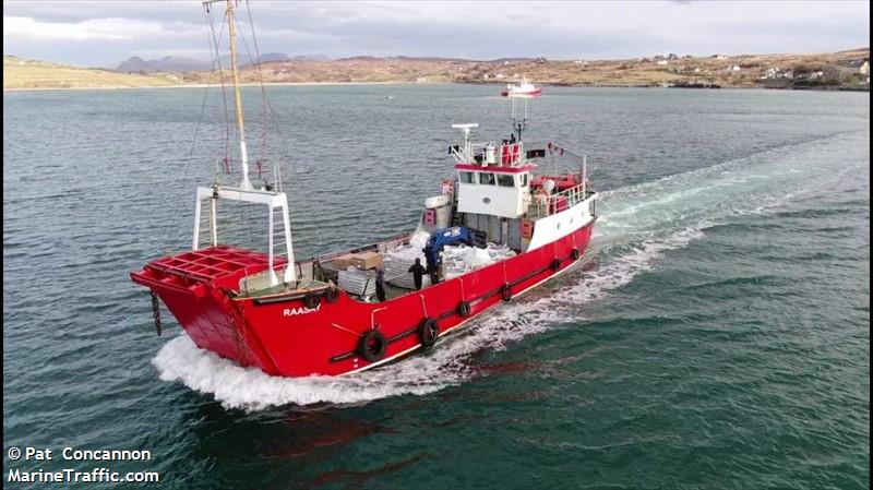 mv raasay (Cargo ship) - IMO , MMSI 250005309, Call Sign EI UL 5 under the flag of Ireland