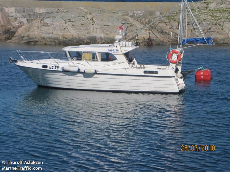 andfjell ii (Fishing vessel) - IMO , MMSI 257208140, Call Sign LF4095 under the flag of Norway