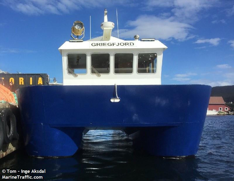 griegfjord (Cargo ship) - IMO , MMSI 258367500, Call Sign LG3183 under the flag of Norway