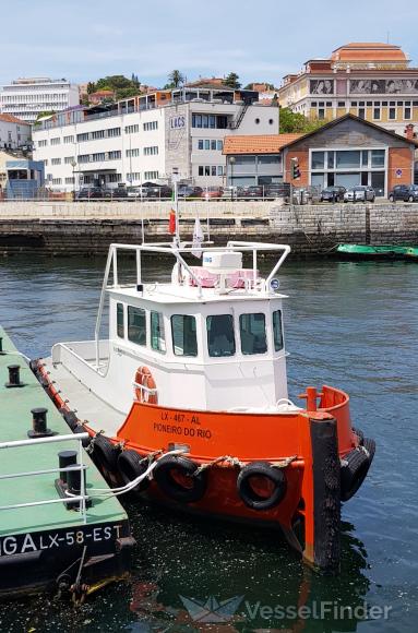 pioneiro do rio (Port tender) - IMO , MMSI 263673680 under the flag of Portugal