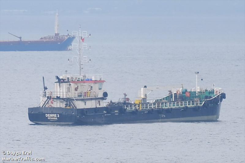 demre 3 (Tanker) - IMO , MMSI 271043669, Call Sign TCNN4 under the flag of Turkey