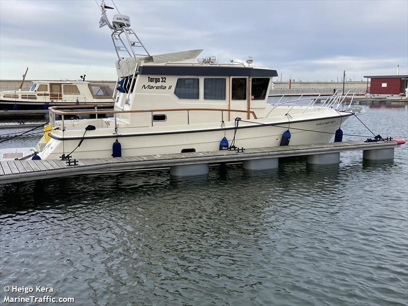 marella ii (Pleasure craft) - IMO , MMSI 276009710, Call Sign ES3599 under the flag of Estonia