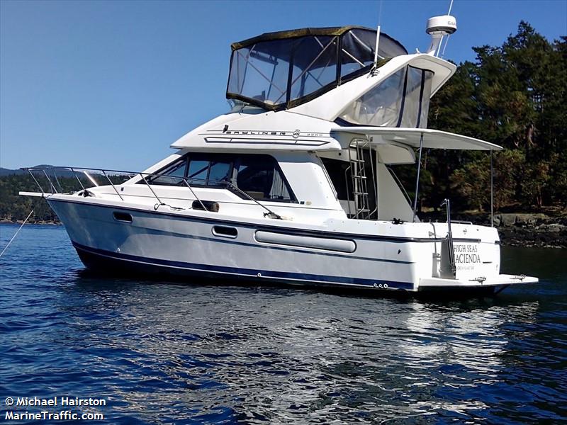 high seas hacienda (Pleasure craft) - IMO , MMSI 338381275 under the flag of USA