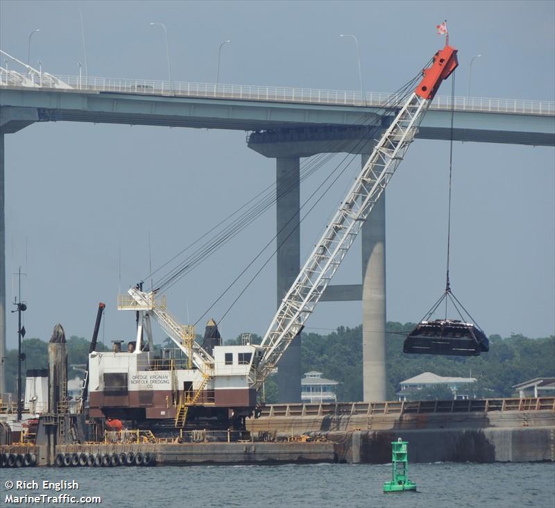 virginian (Dredging or UW ops) - IMO , MMSI 367473140, Call Sign WDF6332 under the flag of United States (USA)