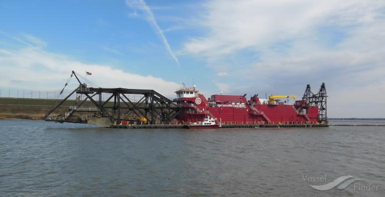 dredge texas (Dredging or UW ops) - IMO , MMSI 369010000, Call Sign WDA4978 under the flag of United States (USA)