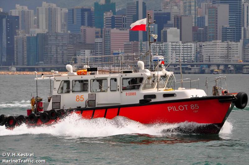 pilot85 (Unknown) - IMO , MMSI 477995126, Call Sign VRS4489 under the flag of Hong Kong