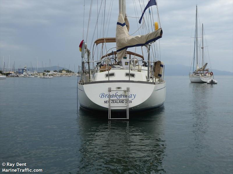 breakaway (Sailing vessel) - IMO , MMSI 512006905, Call Sign ZMX5805 under the flag of New Zealand