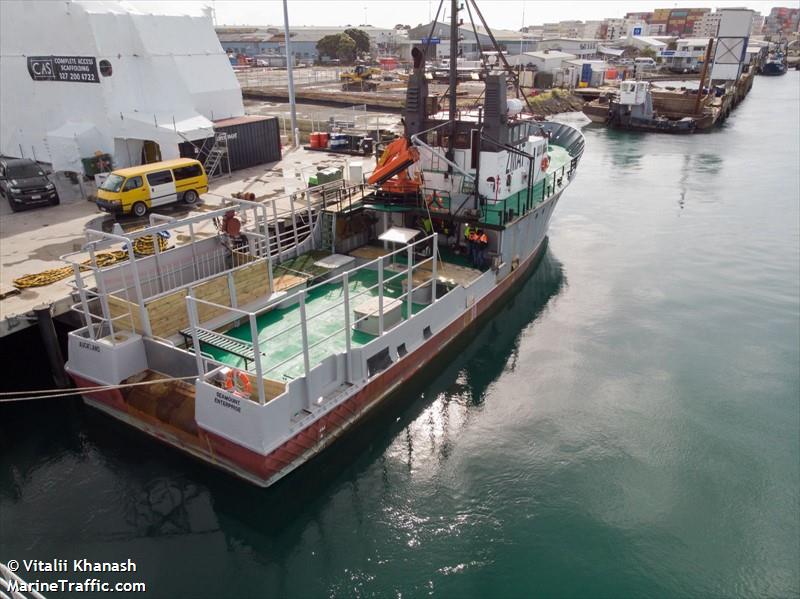 seamount enterprise (Fishing vessel) - IMO , MMSI 512025000, Call Sign ZMAT under the flag of New Zealand