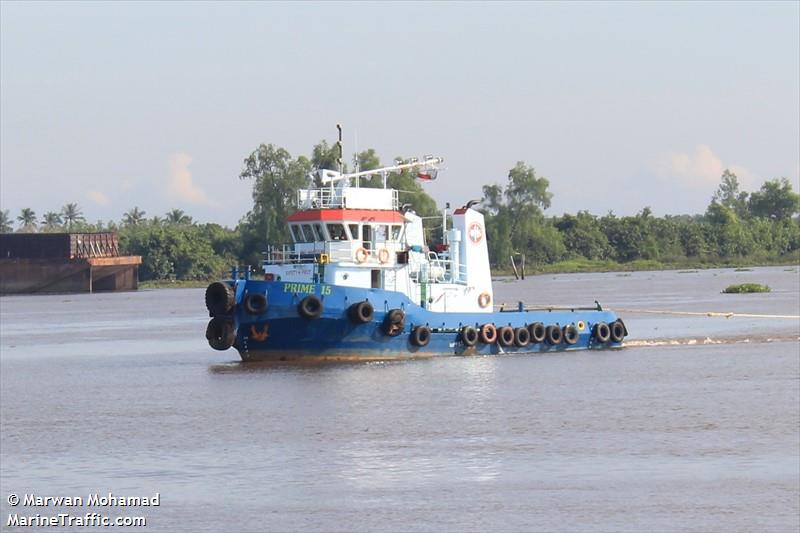 tb. prime 15 (Towing vessel) - IMO , MMSI 525300749 under the flag of Indonesia