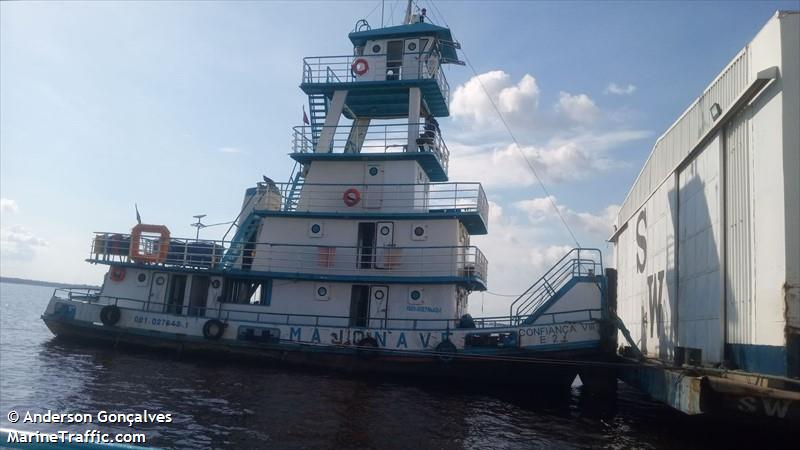 confianca viii (Tug) - IMO , MMSI 710002158, Call Sign PF 7993 under the flag of Brazil