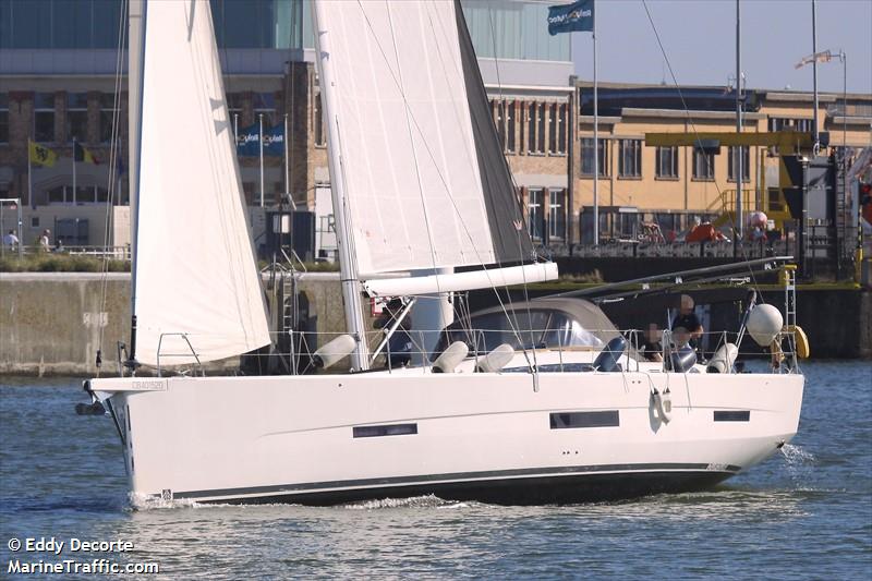 amber (Sailing vessel) - IMO , MMSI 205984230, Call Sign OP9842 under the flag of Belgium