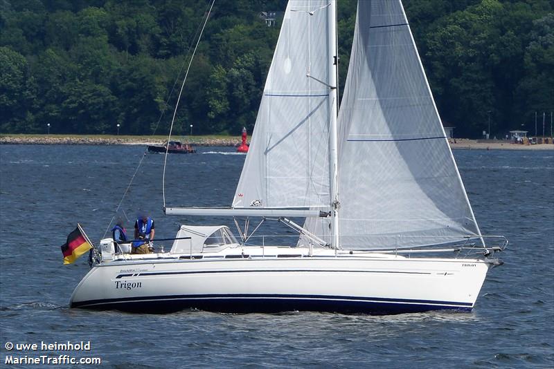 trigon (Sailing vessel) - IMO , MMSI 211156860, Call Sign DF7281 under the flag of Germany