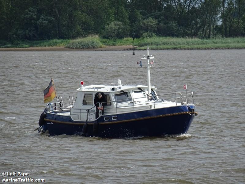 nehalennia (Pleasure craft) - IMO , MMSI 211165510, Call Sign DD2733 under the flag of Germany