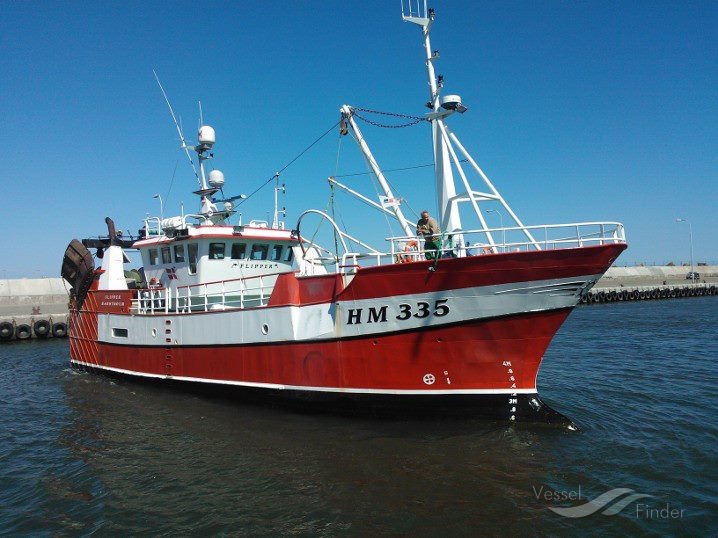 hm335 flipper (Fishing vessel) - IMO , MMSI 219709000, Call Sign OXAU under the flag of Denmark