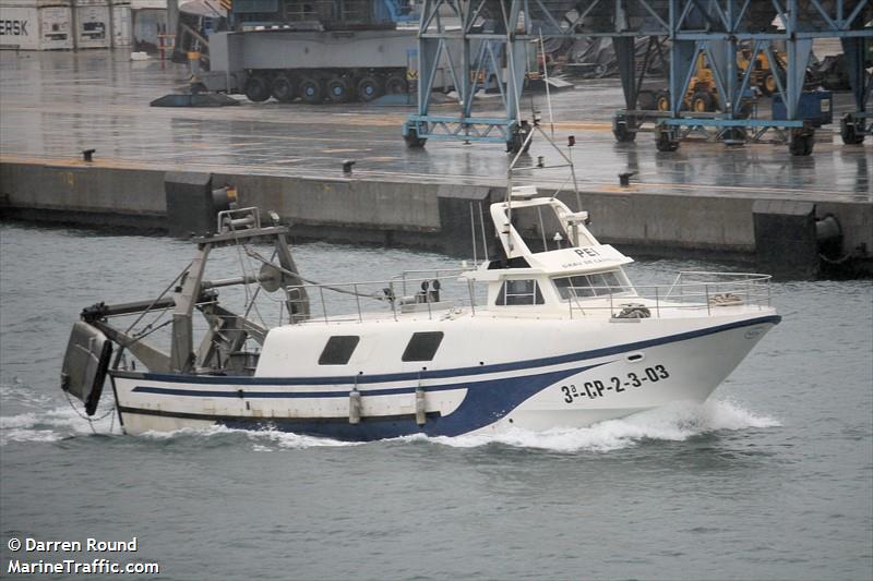pei (Fishing vessel) - IMO , MMSI 224098230, Call Sign EA6666 under the flag of Spain