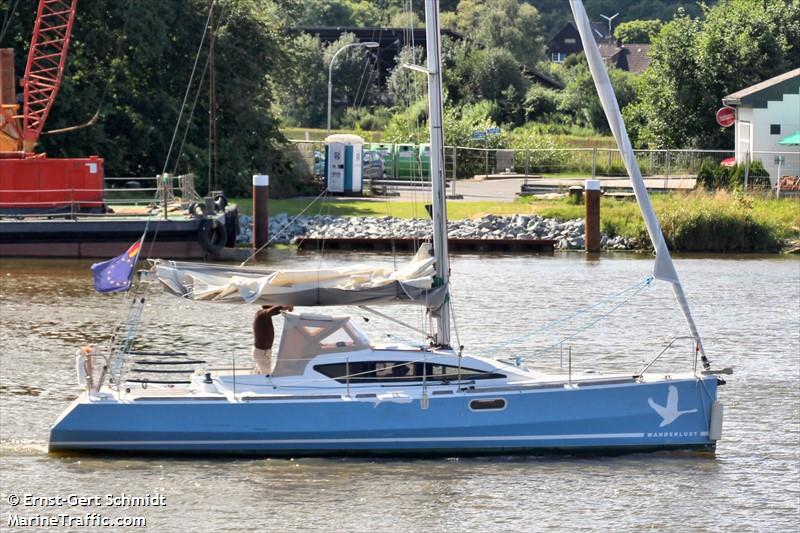 wanderlust (Sailing vessel) - IMO , MMSI 227356760 under the flag of France