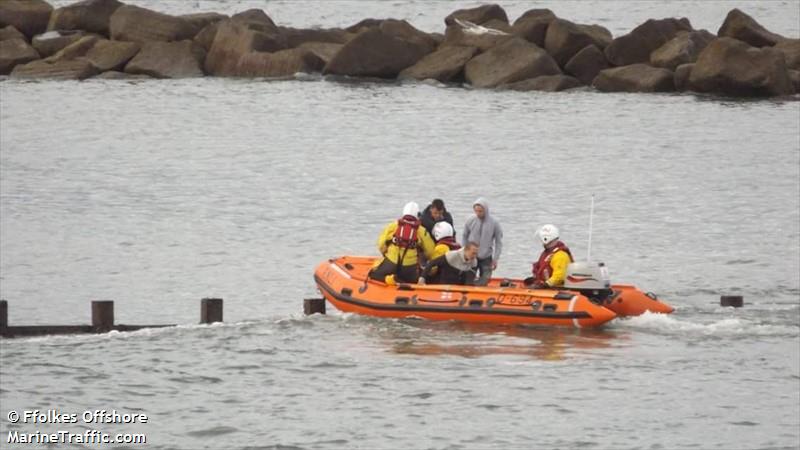 rnli lifeboat d-830 () - IMO , MMSI 232012734 under the flag of United Kingdom (UK)