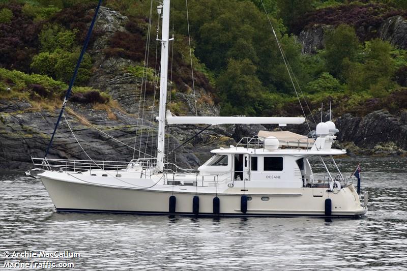oceane (Sailing vessel) - IMO , MMSI 232024493, Call Sign MGDG9 under the flag of United Kingdom (UK)