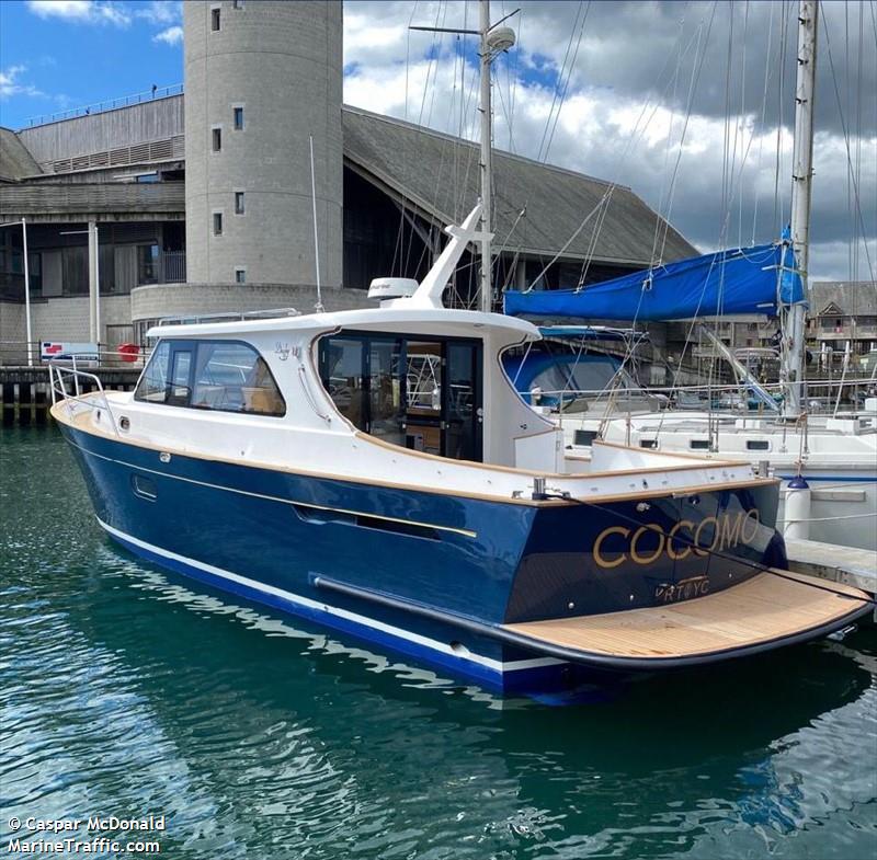 cocomo (Pleasure craft) - IMO , MMSI 232027842, Call Sign MHJX8 under the flag of United Kingdom (UK)