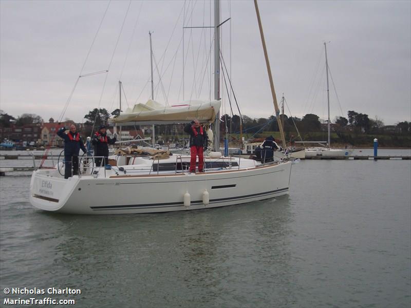 elfida (Pleasure craft) - IMO , MMSI 235097639, Call Sign 2G116 under the flag of United Kingdom (UK)