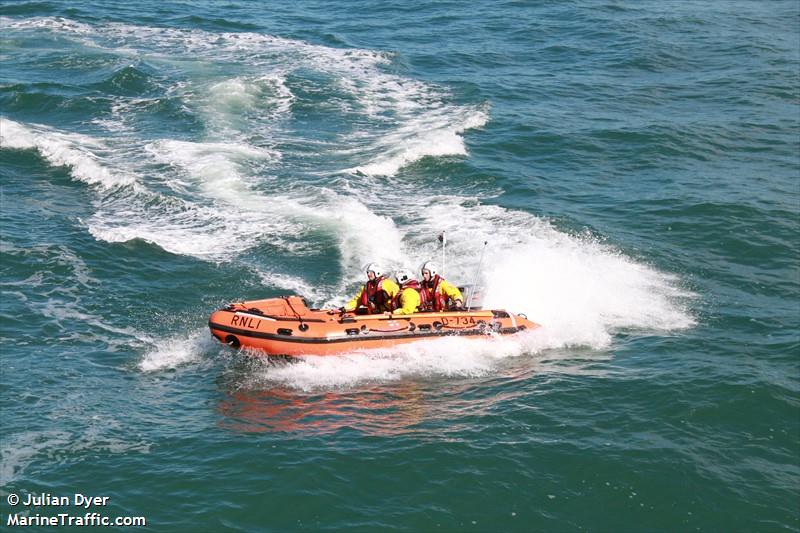 rnli lifeboat d-734 () - IMO , MMSI 235108922 under the flag of United Kingdom (UK)