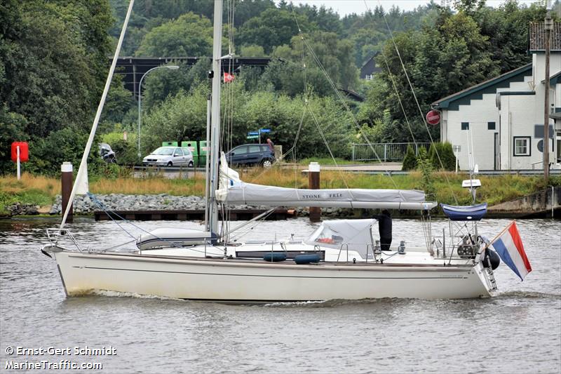 stone free (Sailing vessel) - IMO , MMSI 244070886, Call Sign PE2170 under the flag of Netherlands