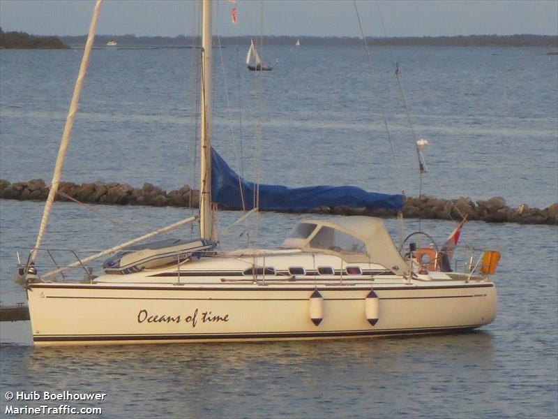 oceans of time (Sailing vessel) - IMO , MMSI 244087054, Call Sign PH9761 under the flag of Netherlands