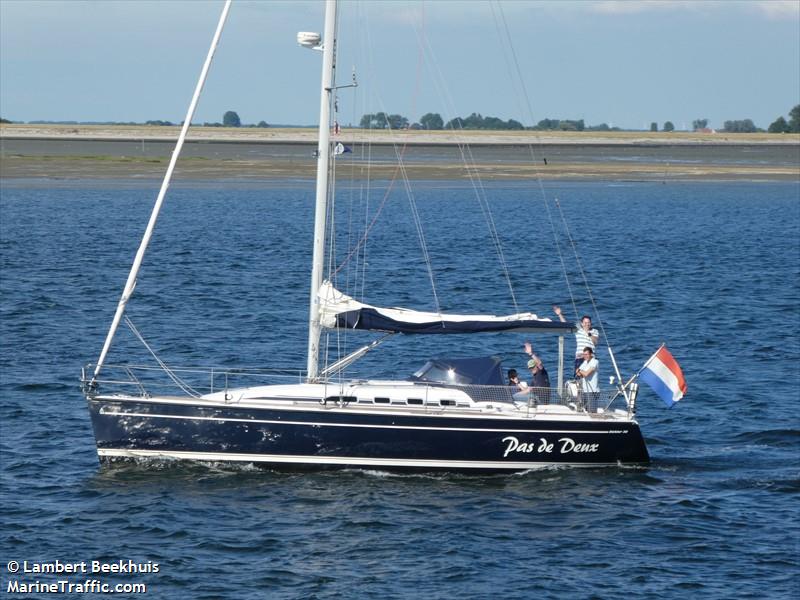 pas de deux (Sailing vessel) - IMO , MMSI 244615209, Call Sign PA5701 under the flag of Netherlands