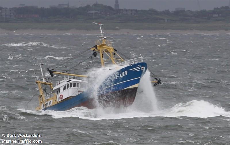 ye-139 elizabeth (Fishing Vessel) - IMO 8516938, MMSI 245571000, Call Sign PDXB under the flag of Netherlands