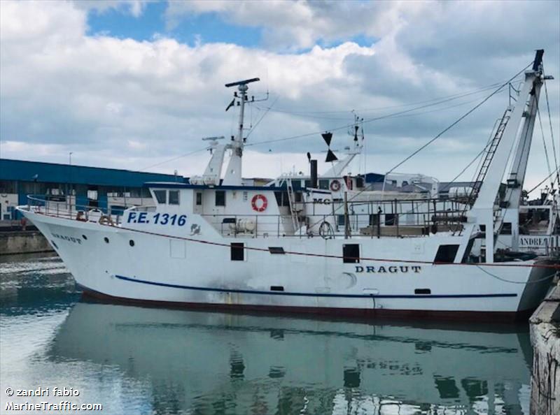 dragut (Fishing vessel) - IMO , MMSI 247083940, Call Sign IWAB under the flag of Italy