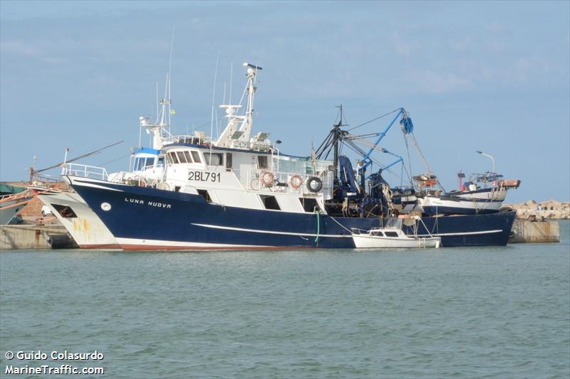 luna nuova (Fishing vessel) - IMO , MMSI 247121920, Call Sign INCN under the flag of Italy