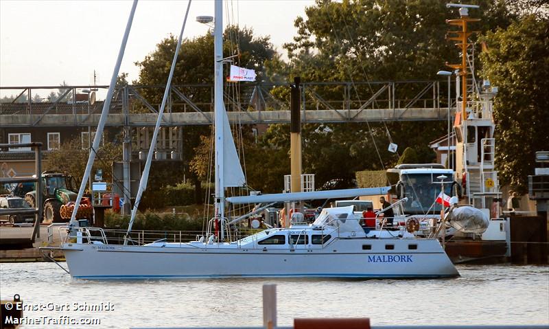 malbork (Sailing vessel) - IMO , MMSI 261027270 under the flag of Poland