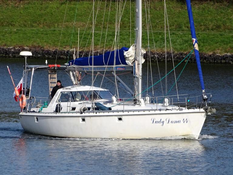 lady dana 44 (Pleasure craft) - IMO , MMSI 261513000, Call Sign SNIH under the flag of Poland