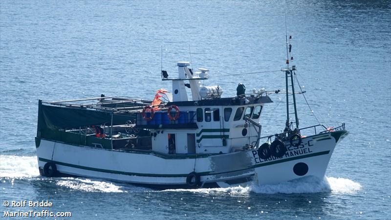 claudio manuel (Fishing vessel) - IMO , MMSI 263365000, Call Sign CUBX3 under the flag of Portugal