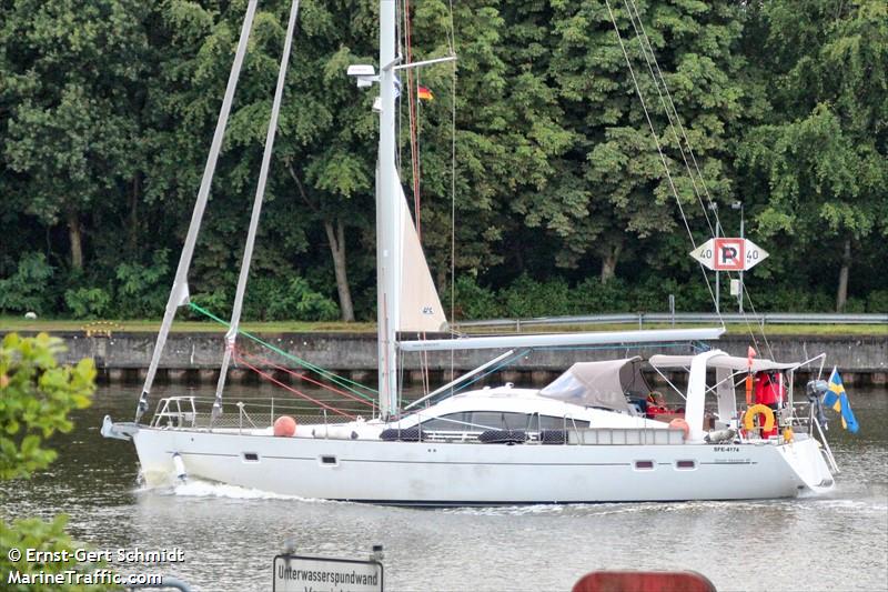 frida af wisby (Pleasure craft) - IMO , MMSI 265831810 under the flag of Sweden
