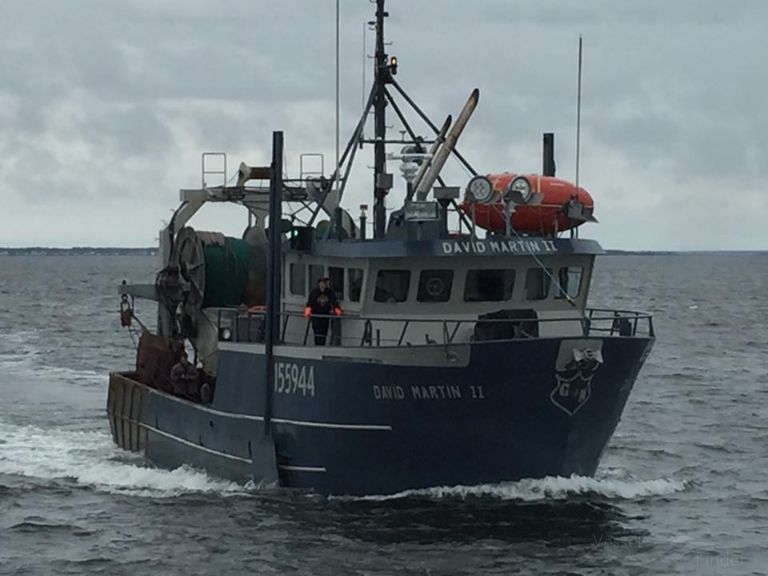 david martin (Fishing vessel) - IMO , MMSI 316005137 under the flag of Canada